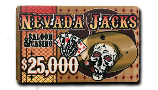 Nevada Jacks Ceramic Plaque - $25,000 (Set of 10)