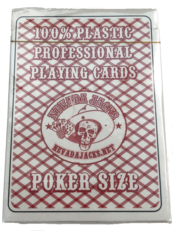 Nevada Jacks Plastic Playing Cards - 1 Dozen