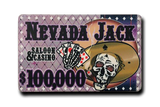 Nevada Jacks Ceramic Plaque - $100,000 (Set of 10)