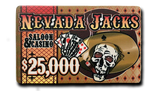 Nevada Jacks Ceramic Plaque - $25,000 (Set of 10)