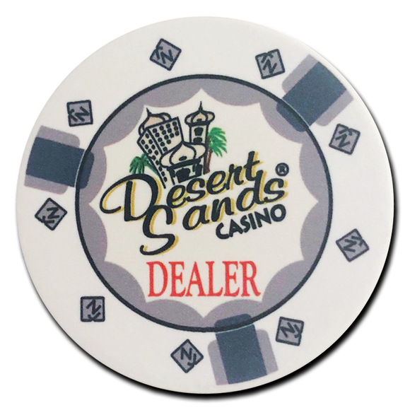 Desert Sands Ceramic Dealer Button